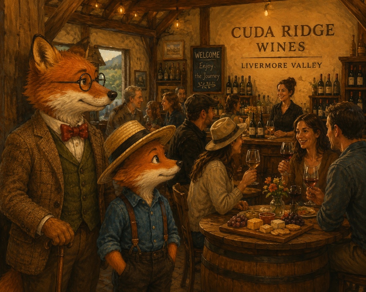 Guest sharing wine and conversation 