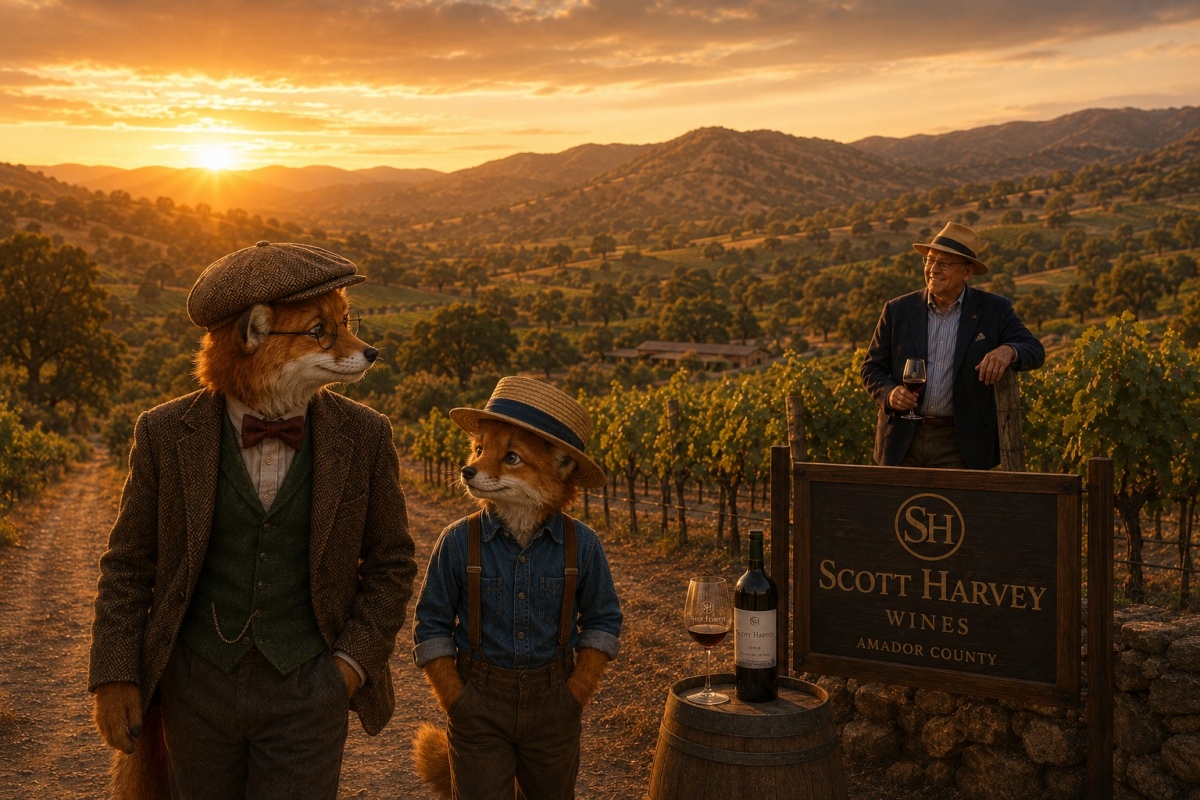 Professor Corksworth and Oliver depart as Scott Harvey remains quietly among the vineyards of Shenandoah Valley.