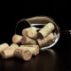 wine corks and glass - Pixabay