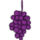 Grape cluster - art - Pixabay