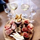 wine tasting with small bites